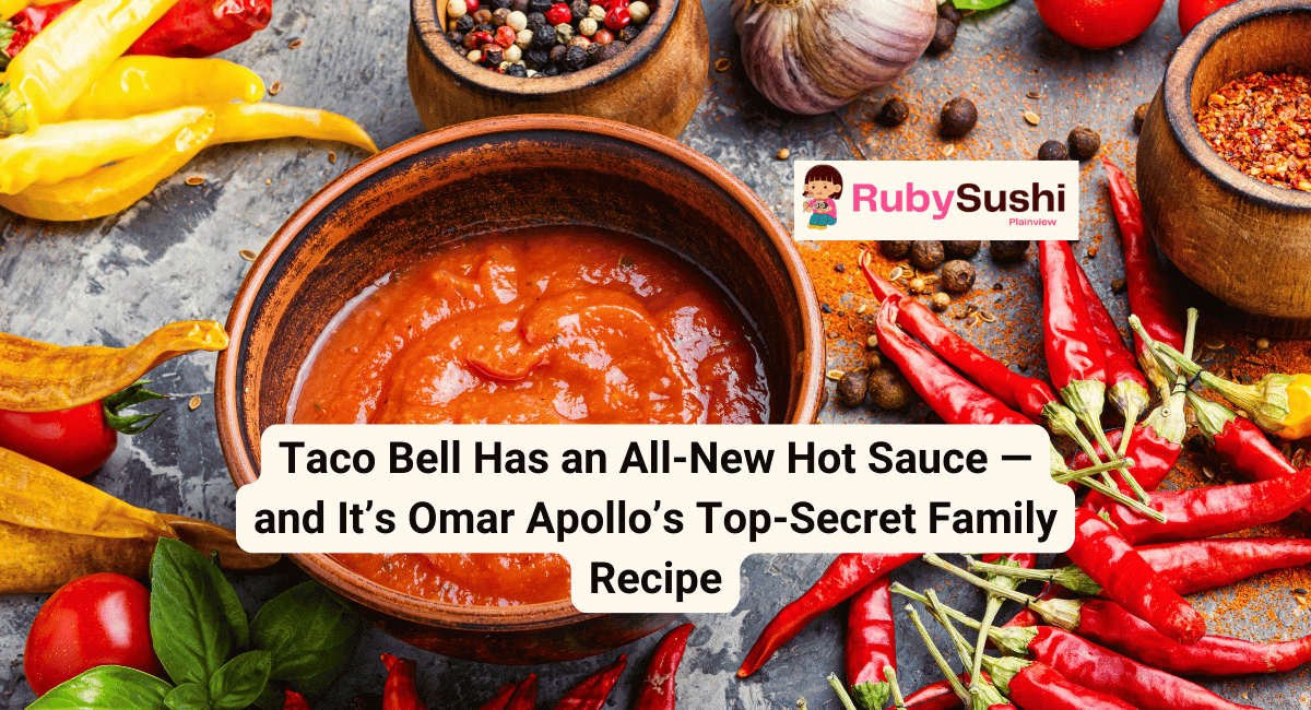 Taco Bell Has an All-New Hot Sauce — and It's Omar Apollo's Top-Secret Family Recipe