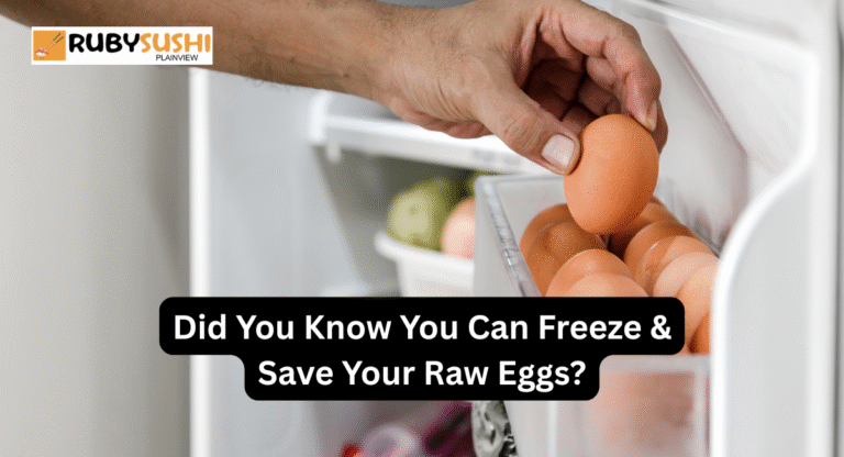 Did You Know You Can Freeze & Save Your Raw Eggs?